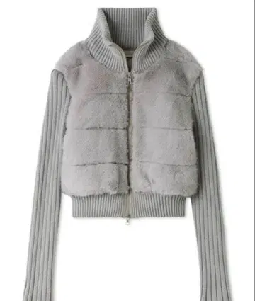 미개봉 새상품 SNIDEL 퍼 니트 블루종