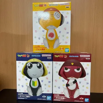 개구리 중사 케로로 쿠루루 하사 기로로 하사 타마마 이등병 피규어