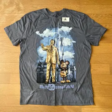 Disney 월트 디즈니 T셔츠 M 그레이 WDW 플로리다 한정판