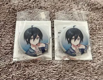 단간론파 글리터 캔뱃지 사이하라 슈이치 2개 세트