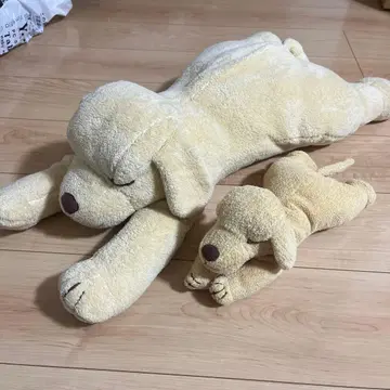 강아지 봉제 인형 대소 세트