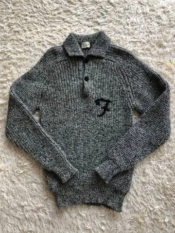 Ficce uomo 그레이 니트 스웨터 (M)