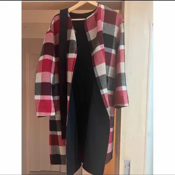 블루 라벨 리버서블 울 코트 38