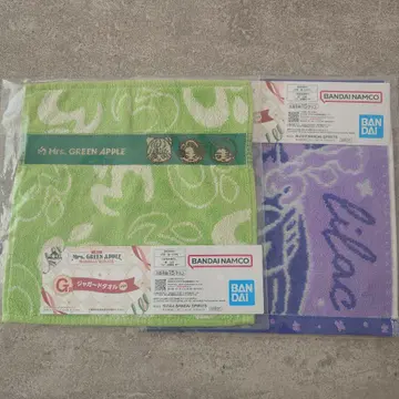 제일복권 미세스 그린애플 G상 자카드 타월 2종 세트