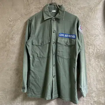 60년대 70년대 빈티지 OG107 코튼 새틴 긴팔 셔츠