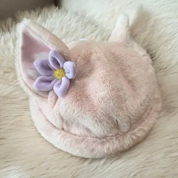 [ 새상품급 ] 리나벨 귀 달린 팬캡 58cm 복슬복슬 모자