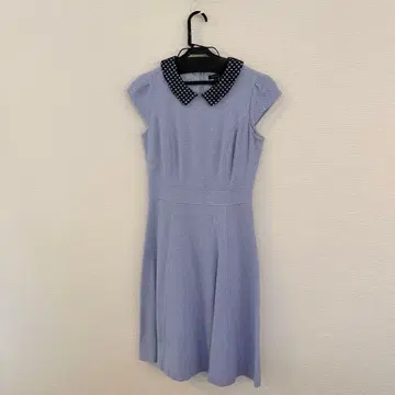 TOCCA 트위드 라메 레이스 원피스 블루 사이즈 0