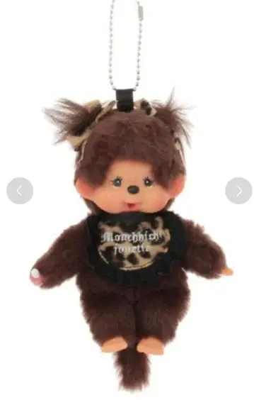[ monchhichi x jouetie ] 레오파드 키체인
