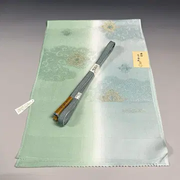 미사용 새상품 고토지마 허리띠 탄고 크레이프 원단 오비 2종 세트 66