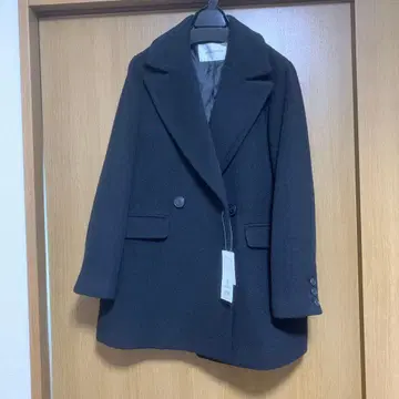 NATURAL BEAUTY BASIC 블랙 피코트