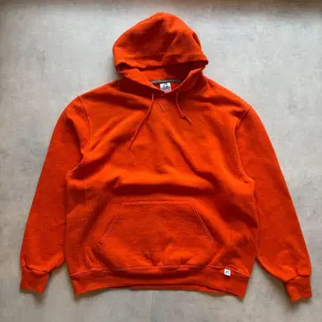러셀 애슬레틱 맨투맨 후드티 XL 오렌지