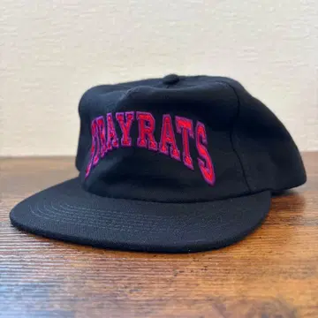 STRAYRATS 자수 로고 USA제 캡 black 블랙