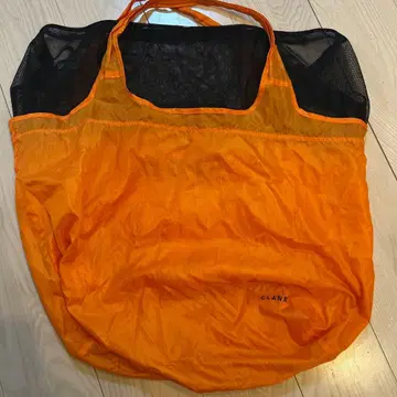 CLANE 메쉬 에코백 오렌지