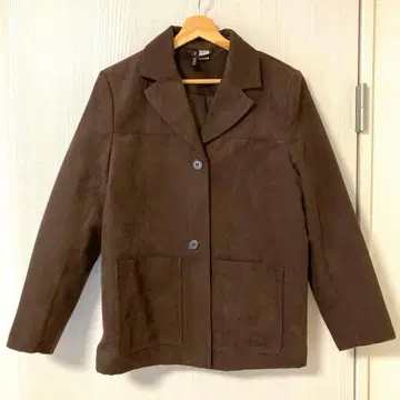 H&M 브라운 스웨이드풍 자켓 M 사이즈