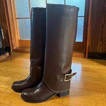 FRAY I.D 게이터 롱 부츠 블랙