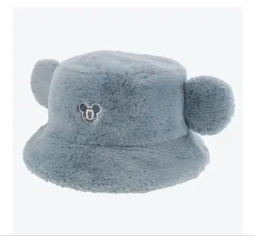 디즈니 미키마우스 귀 달린 스카이블루 모자