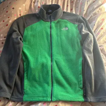 THE NORTH FACE 플리스 자켓 L 사이즈 그린/그레이