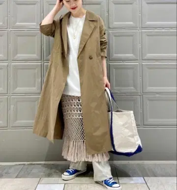 저널 스탠다드 코튼 트윌 롱 코트 S 사이즈