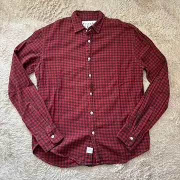 프랭크 & 아일린 체크 무늬 긴팔 셔츠 XXS