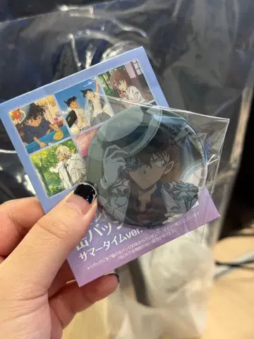 명탐정 코난 서머타임ver. 캔뱃지 괴도 키드