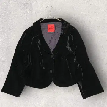 시빌라 Sybilla 벨벳 자켓 빨간색 택 L 사이즈