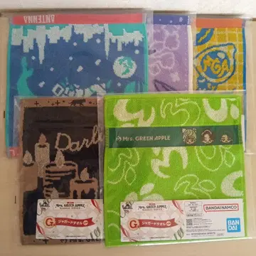 제일복권 Mrs.GREEN APPLE G상 자카드 타월 5장 세트