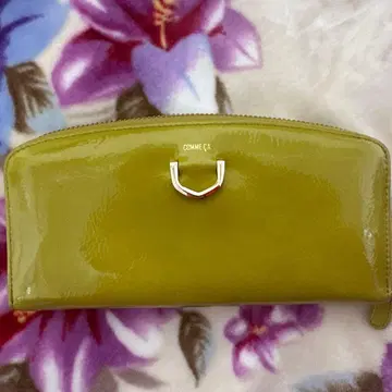 COMME CA 올리브 그린 장지갑 약간의 가격 인하 가능