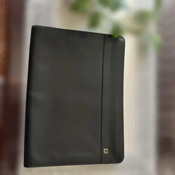 dunhill 블랙 가죽 클러치백