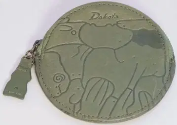 새상품 Dakota 그린 가죽 코인 케이스