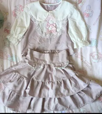 5000엔까지 가격 인하 양산형 LIZLISA 풍 핑크 프릴