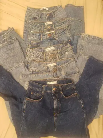 ZARA 데님 6장 묶음 판매 32 XS