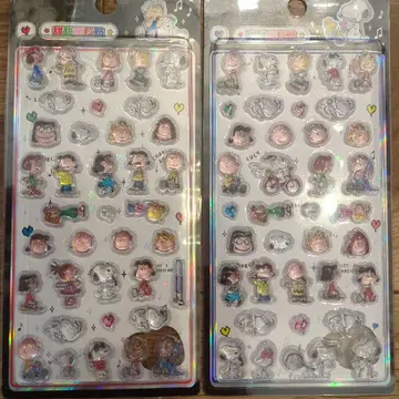 스누피 스티커 2시트 세트