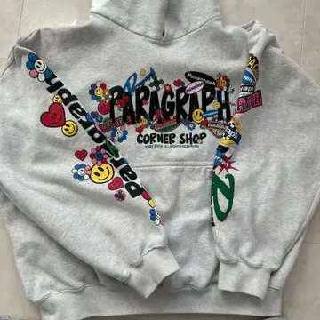 Paragraph P08 그레이 후드 부착 후드티