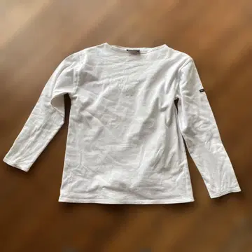 SAINT JAMES 화이트 긴팔 티셔츠