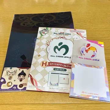 미세스 제일복권 쿠스시키 클리어 파일+레터 세트+메모장 오오모리 모토키