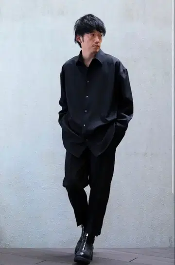 MB 스탠다드 테이퍼드 슬랙스 & 오버 셔츠 아우터