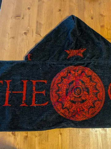 BABYMETAL 후드 부착 타월 판초 타월