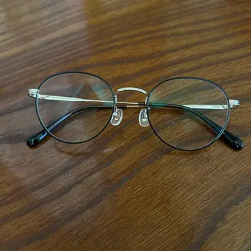 JINS 실버 메탈 라운드 안경