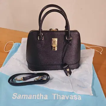 사만사 타바사 블랙 핸드백