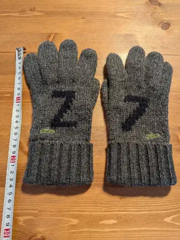 라코스테 그레이 니트 장갑