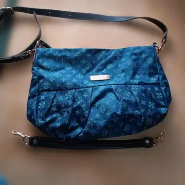 러셋 네이비 블루 숄더백