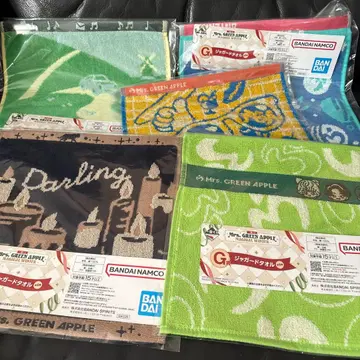 제일복권 Mrs. GREEN APPLE G상 자카드 타월 5장 세트