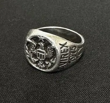 AVIREX 1975 NY 엠블럼 실버 반지