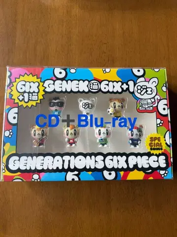 GENERATIONS 앨범 6IX PIECE 제니 고양이 피규어 포함