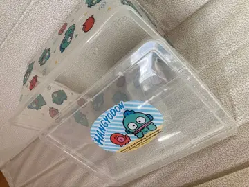 산리오 보관 케이스 & 손잡이 포함 수납 클리어 케이스 2세트