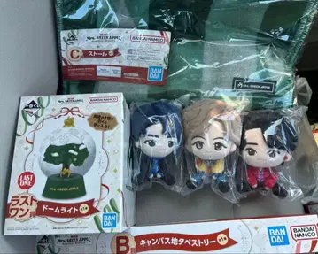 미세스 제일복권 마스코트 태피스트리 스톨 세트 오오모리 후지와라 와카이