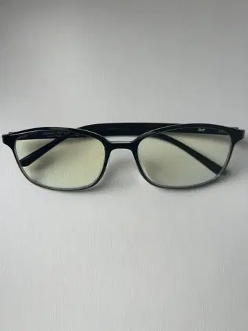 [ 컷율 50% ] Zoff 블루라이트 차단 안경 스퀘어 블랙 도수 없음