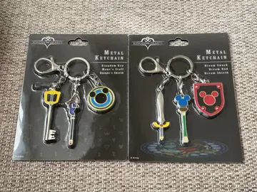 킹덤하츠 메탈 키체인 3개 세트 2종 세트