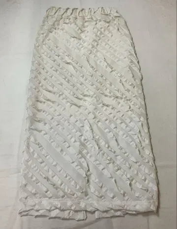 지나시스 컷 프릴 지퍼 내로우 스커트 F