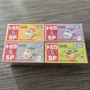 (미개봉 새상품) 치이카와 (먼작귀) 토미카 드림 토미카 4개 세트